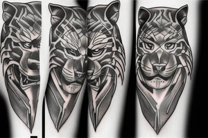 Panther power tattoo idea