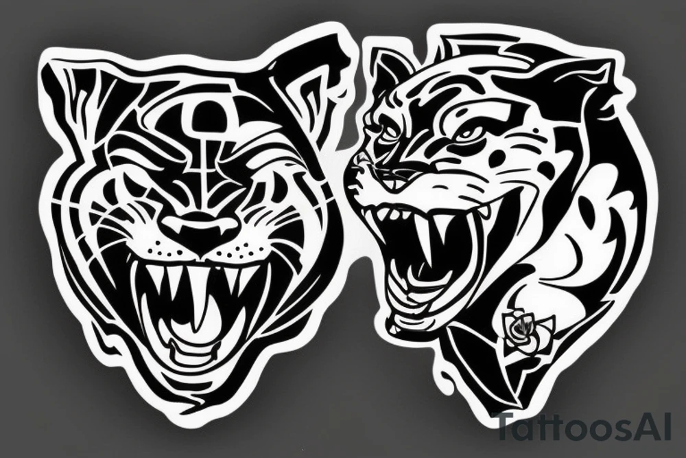 Panther power tattoo idea
