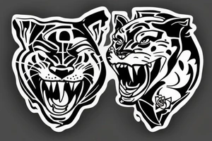 Panther power tattoo idea