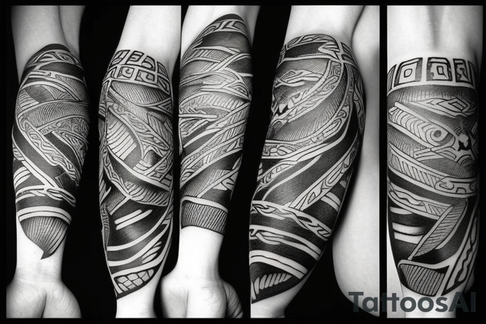 Africa continent tattoo idea