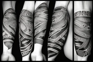 Africa continent tattoo idea