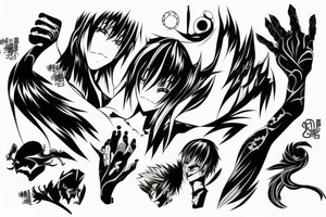 ichigo anime Arm tattoo tattoo idea