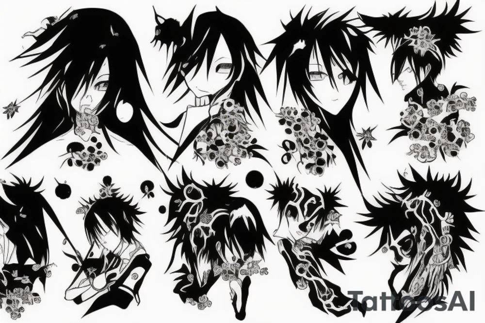 ichigo hollow anime Arm tattoo tattoo idea