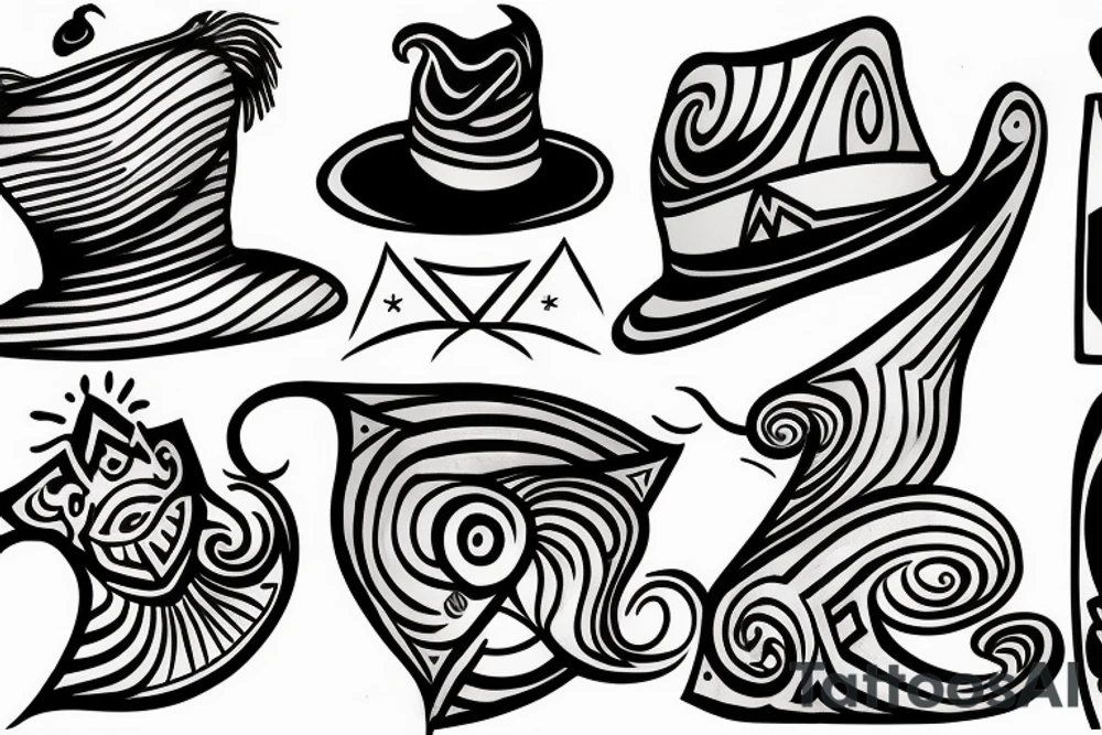 A Wizards hat tattoo idea