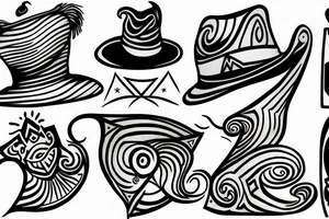 A Wizards hat tattoo idea