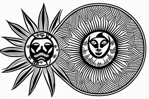 the philippines  flag sun and star tattoo idea