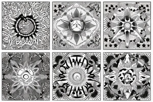 philippines sun and stars tattoo idea
