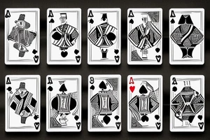 Cowboys playing cards around a table tattoo idea
