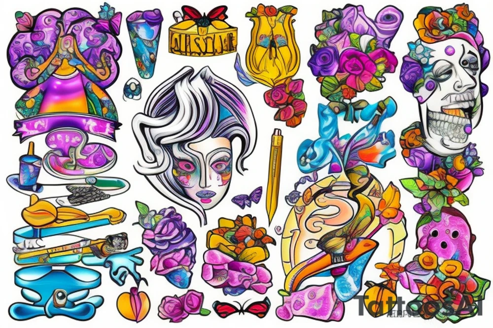 Mirror tattoo idea