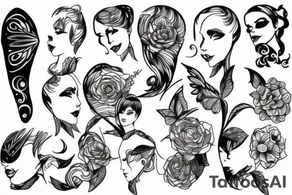 Mirror tattoo idea