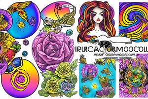 Circular morrow tattoo idea