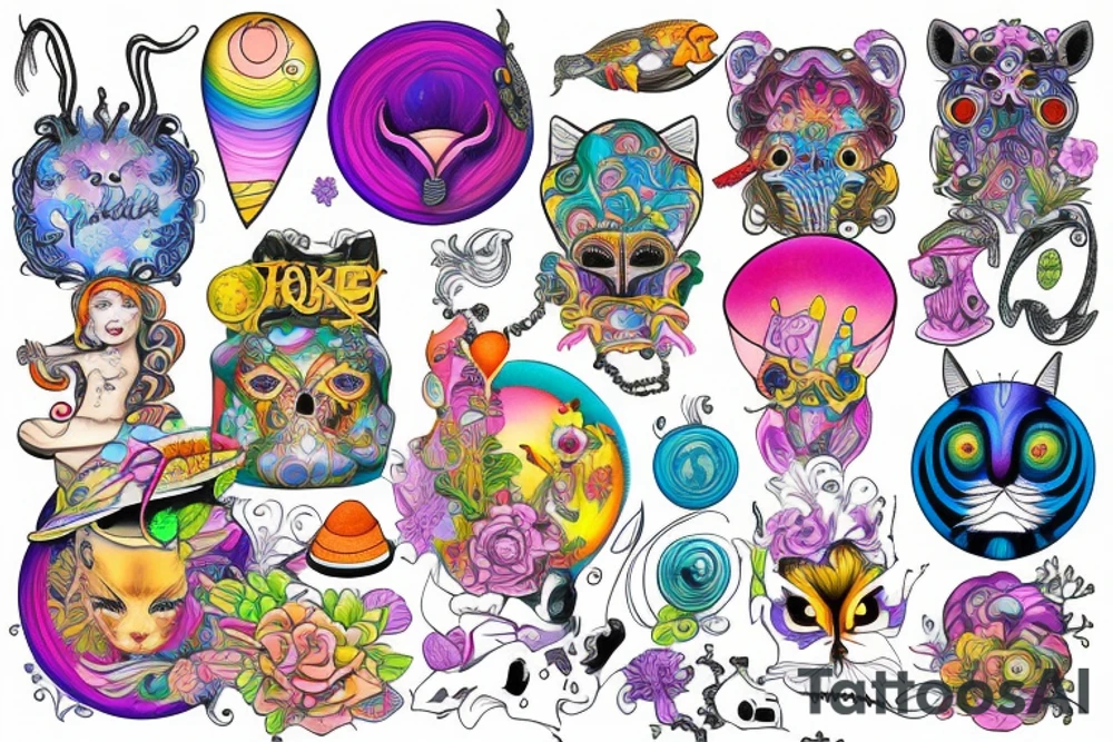 Circular morrow tattoo idea