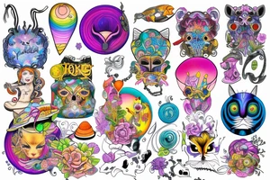 Circular morrow tattoo idea