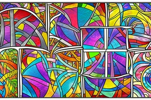 Stain glass window tattoo idea