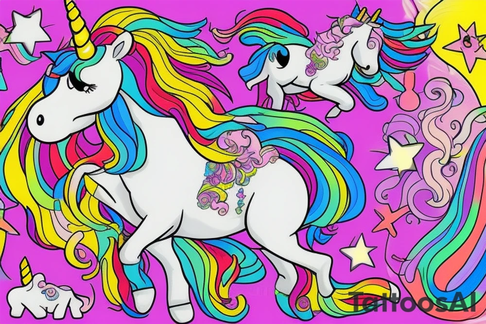 Unicorn tattoo idea