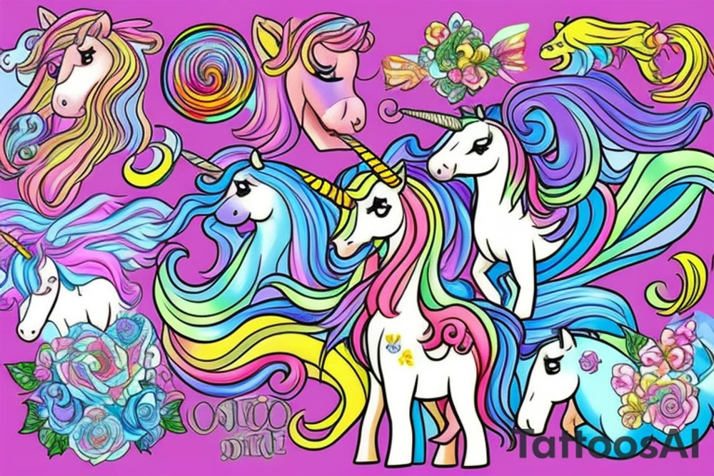 Unicorn tattoo idea