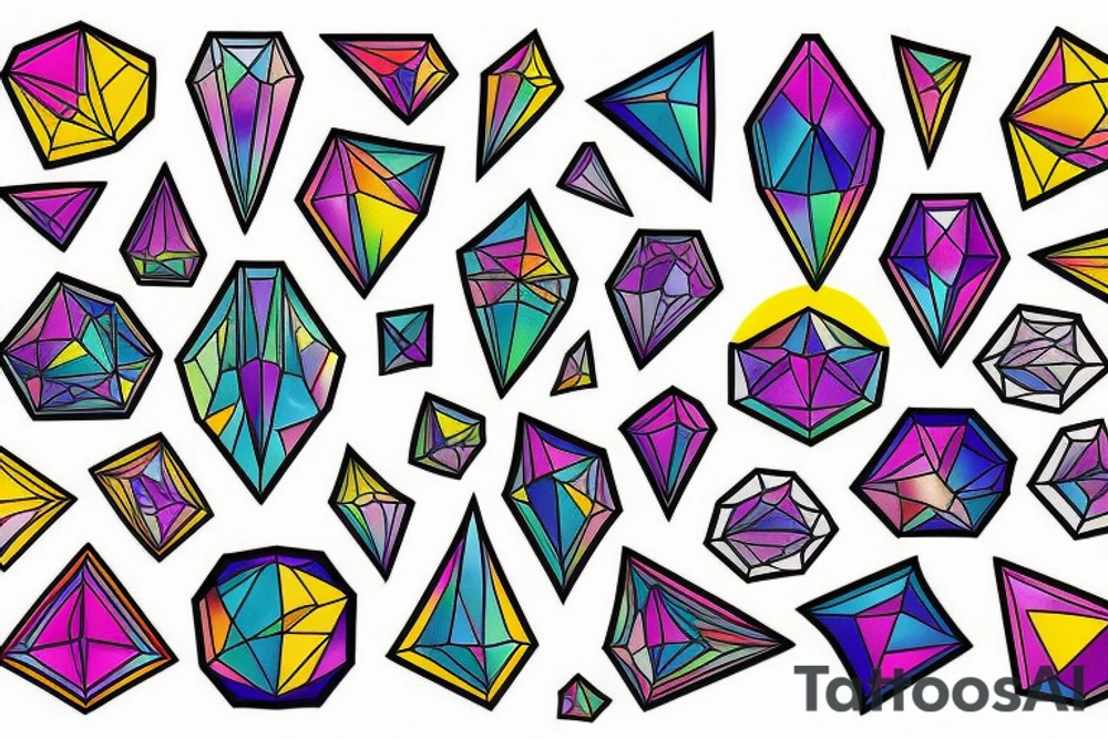 Crystal tattoo idea