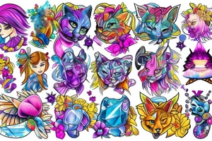 Crystal tattoo idea