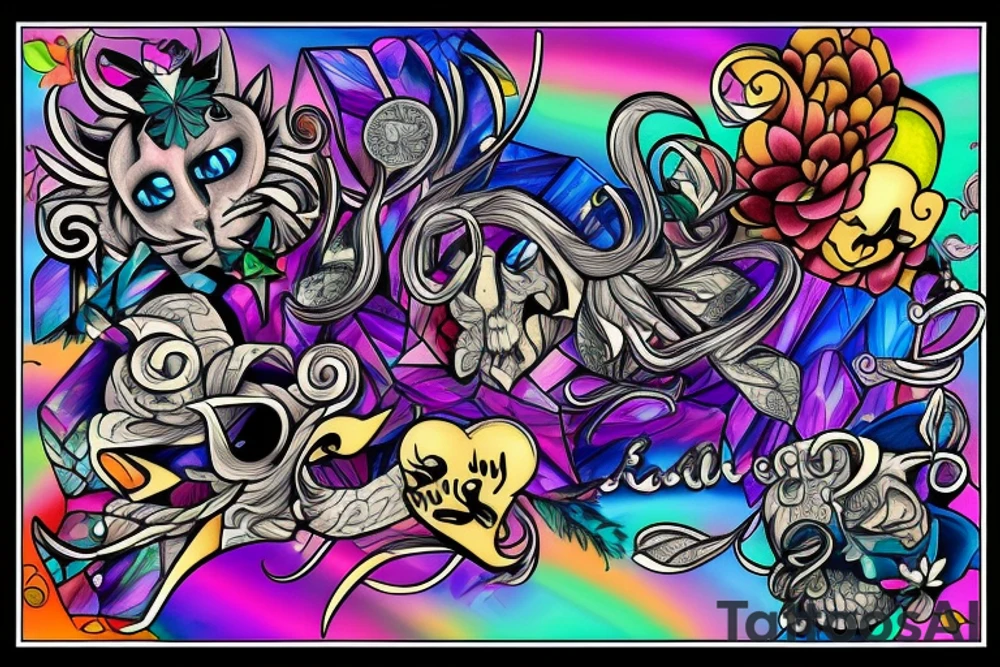 Crystal tattoo idea