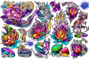 Crystal tattoo idea