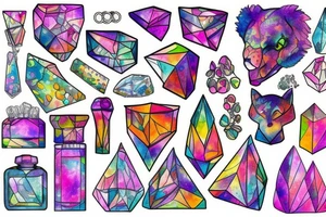 Crystal tattoo idea