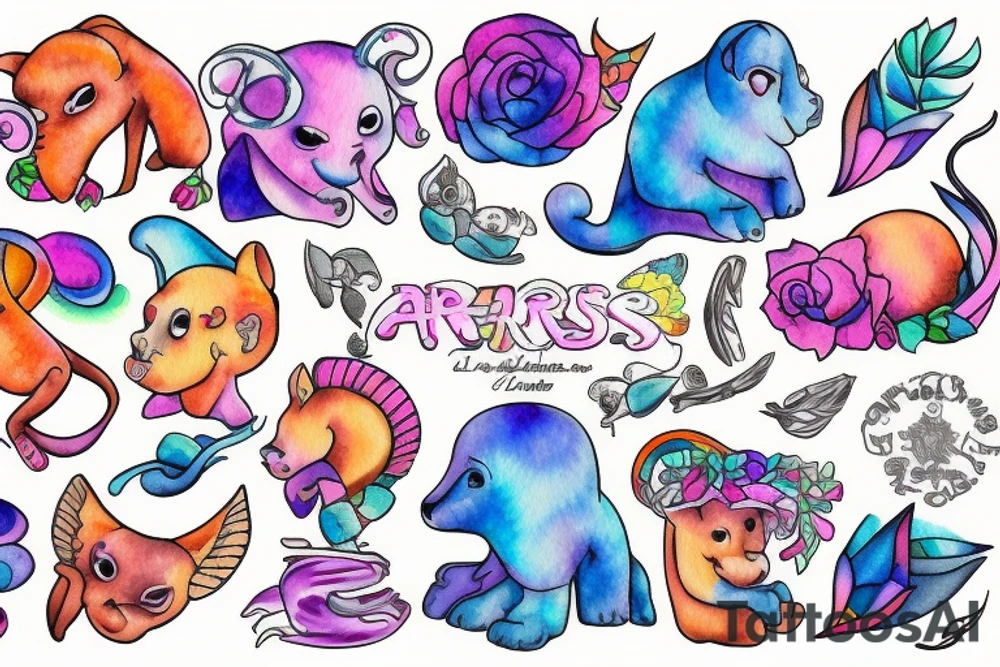 Aries tattoo idea