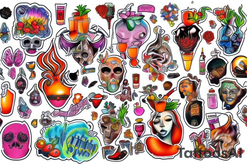 Bloodymary tattoo idea