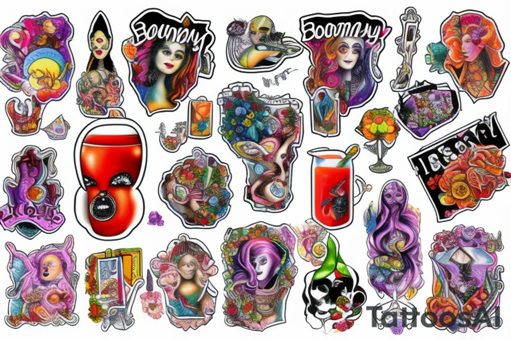 Bloodymary tattoo idea