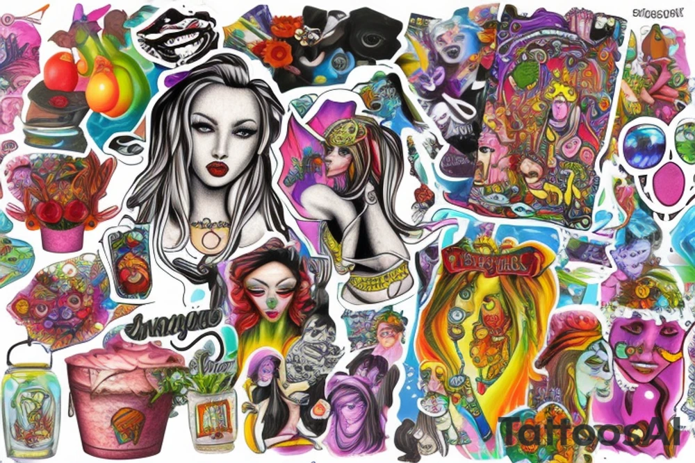 Bloodymary tattoo idea