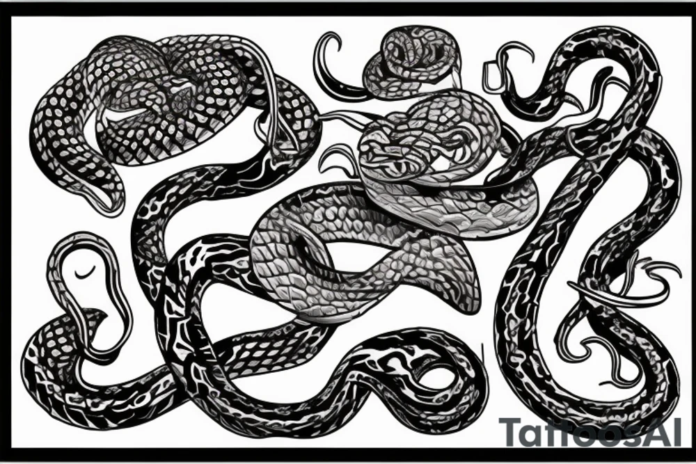 Snake, American traditional tattoo idea