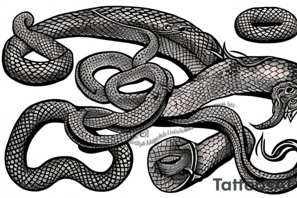 Snake, American traditional tattoo idea