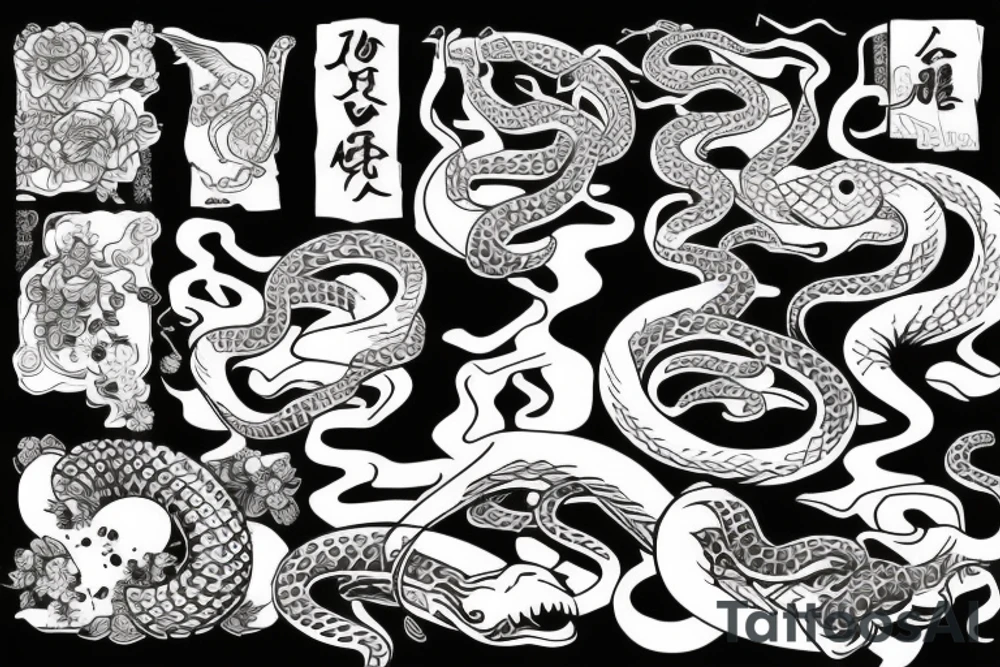 Snake tattoo idea
