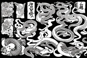 Snake tattoo idea