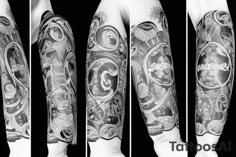 A guitar pick tattoo idea