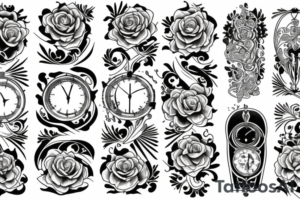 Hourglass tattoo idea