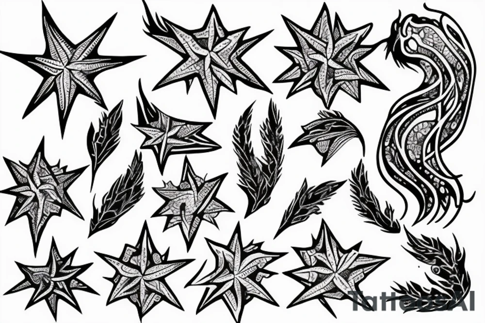 I feel like a morning star tattoo idea