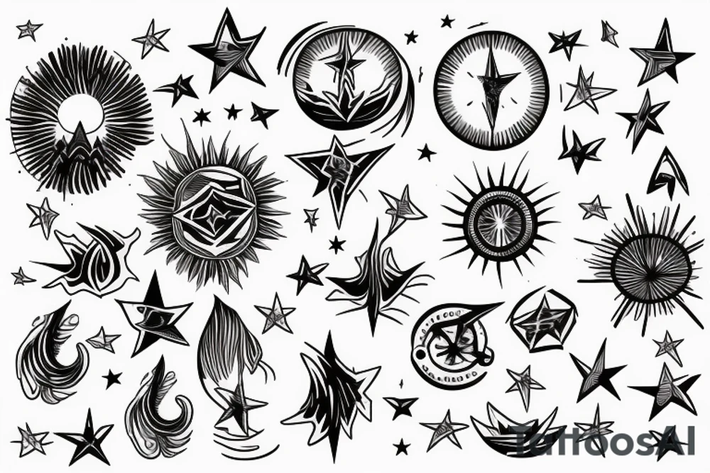 I feel like a morning star tattoo idea
