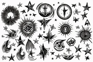 I feel like a morning star tattoo idea
