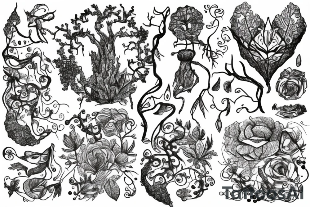 Light of lichen tattoo idea