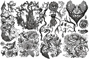 Light of lichen tattoo idea