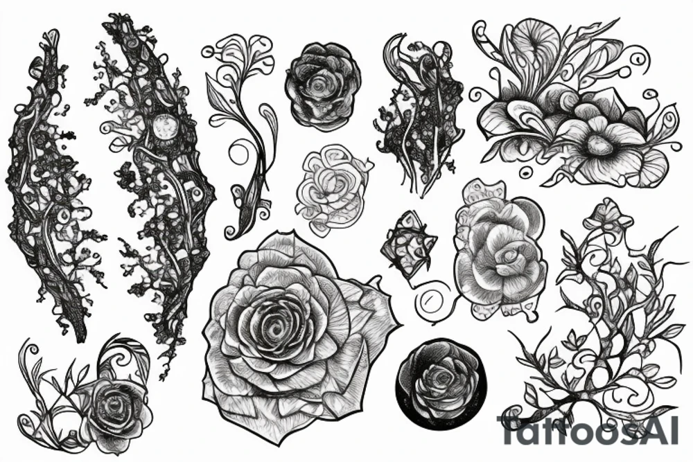 Light of lichen tattoo idea