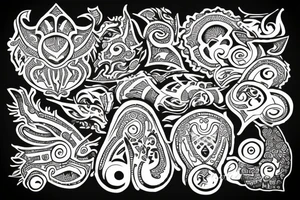 lichen tattoo idea