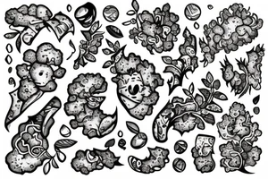 lichen tattoo idea