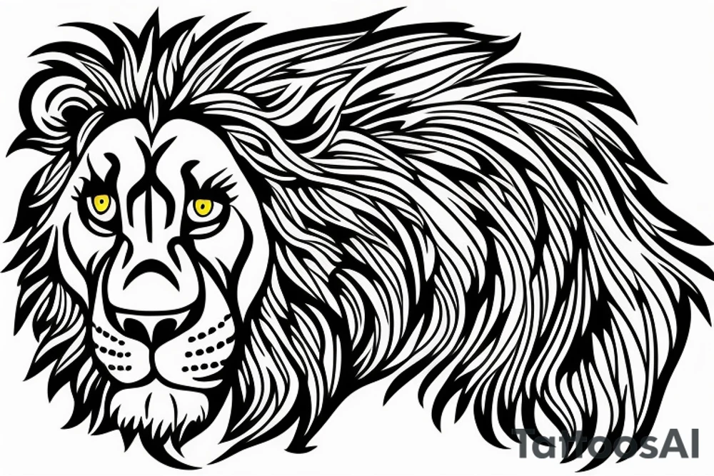 Hedges cut into lion from “The Shining” tattoo idea