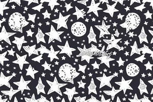 Dress with stars fabric tattoo idea