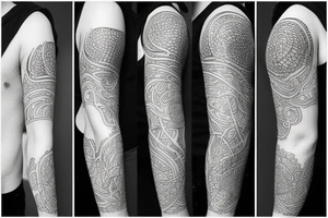 Dress outline tattoo idea