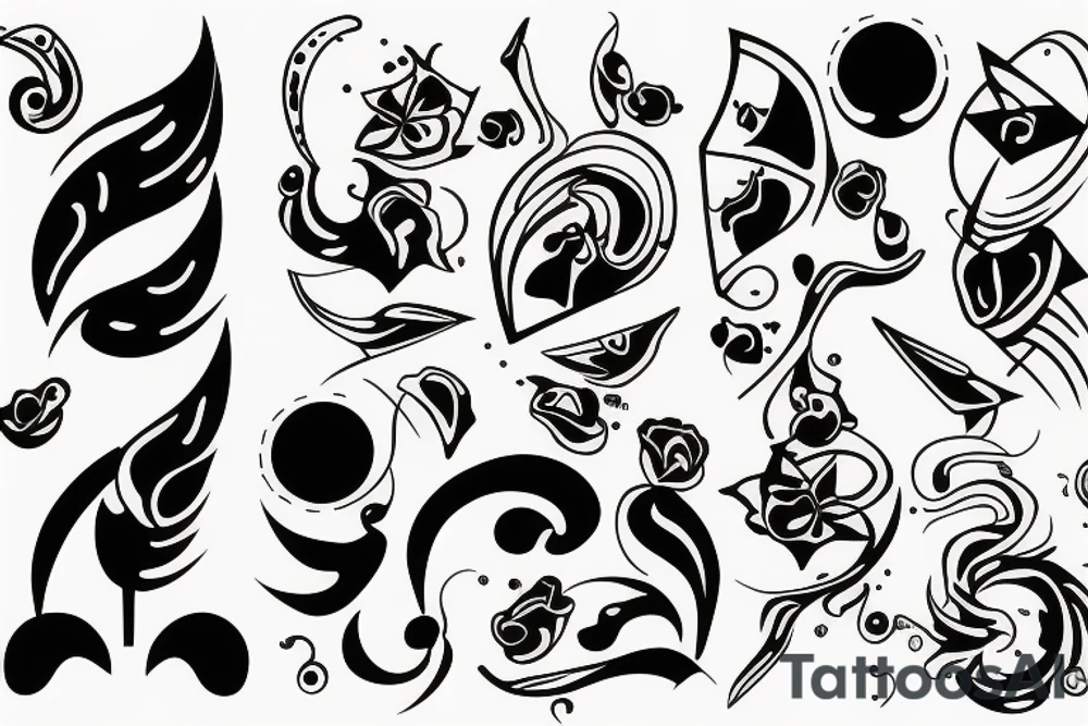 Dancing tattoo idea