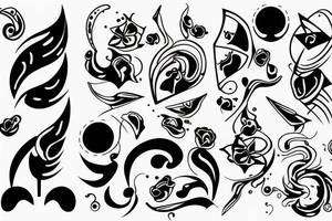 Dancing tattoo idea