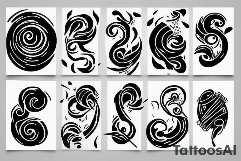 Dancing tattoo idea