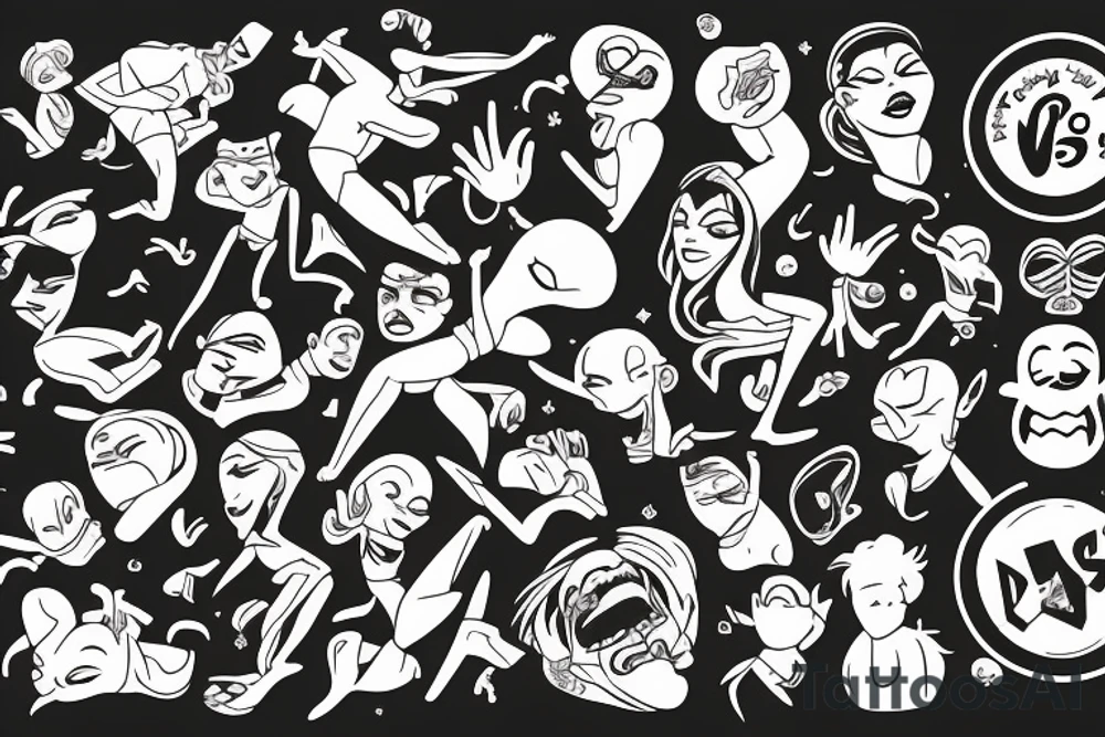Dancing tattoo idea